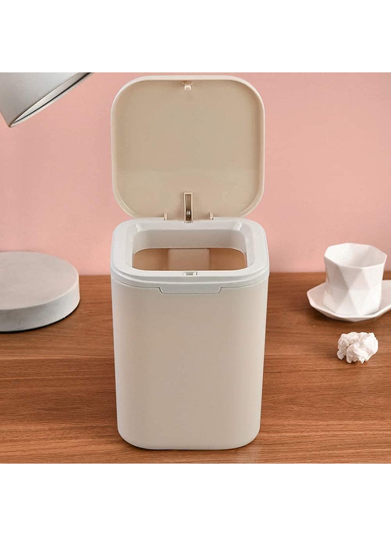 Ritmo Ritmo Waste Bin Desk Bin with Push up Lid Dustbin for Home Bedroom Kitchen Car Office Trash Can 3 litres Multicolour  - Image 4