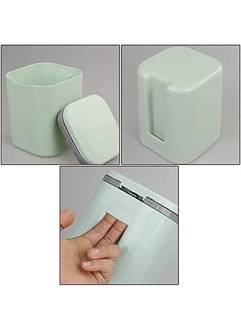 Ritmo Ritmo Waste Bin Desk Bin with Push up Lid Dustbin for Home Bedroom Kitchen Car Office Trash Can 3 litres Multicolour  - Image 3
