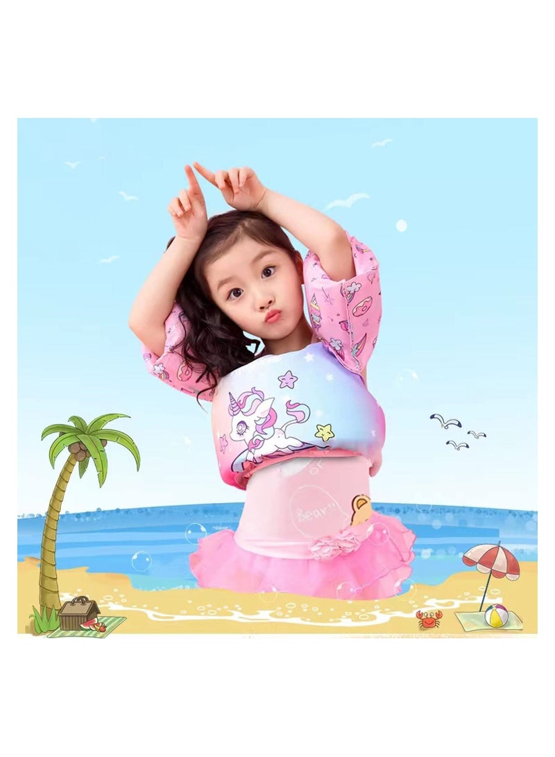 GGEROU Toddler Swim Vest,Swim Arm Bands,Kids Water Wings Arm Floaties,Unicorn - Image 5