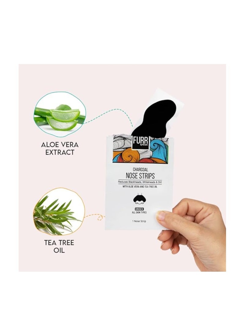 PEE SAFE - Charcoal Nose Strips Pack Of 9 Reduces Blackheads Oil And Dirt - Image 1