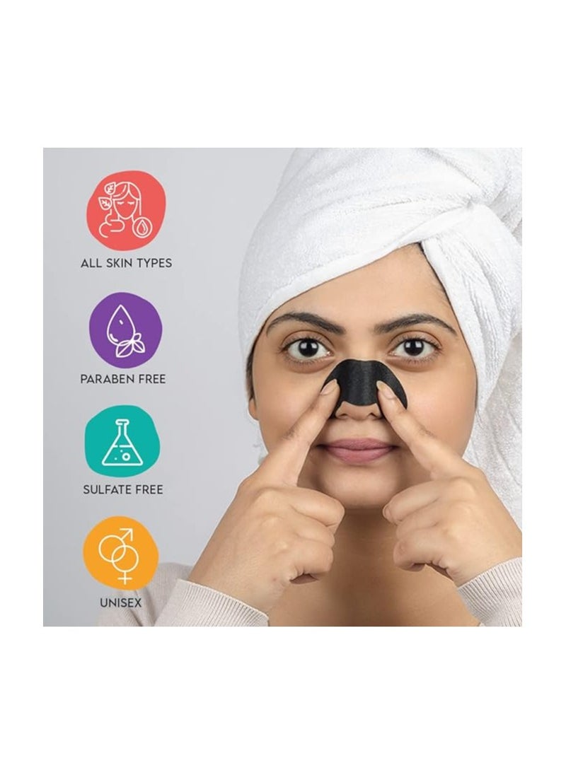 PEE SAFE - Charcoal Nose Strips Pack Of 9 Reduces Blackheads Oil And Dirt - Image 1