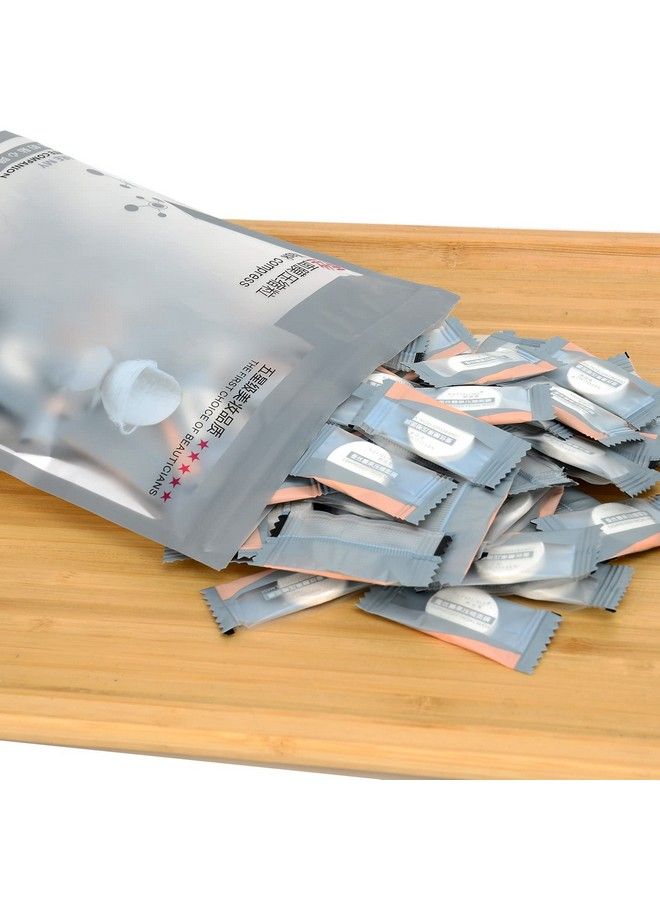 TinLeJa 100Pcs Compressed Facial Mask Disposable Diy Cosmetic Compressed Facial Mask Sheet Mask Paper Skin Care Wrapped Masks With Mask Bowl - Image 3