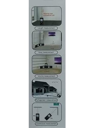 VTH WITH TAGLINE ABSOLUTE TOOLING SOLUTIONS VTH Laser Distance Meter 60m OQ60 Laser Distance Meter 60m OQ60 NonMagnetic Engineers Precision Level 12 cm  - Image 3
