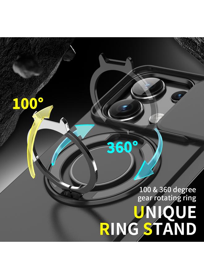 S-TOP Case For Redmi Note 13 4G Sliding Camshield Ring Holder Phone Case - Image 3