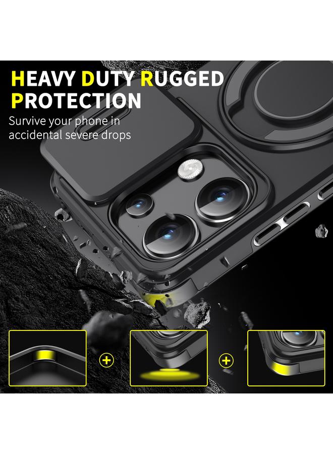 S-TOP Case For Redmi Note 13 4G Sliding Camshield Ring Holder Phone Case - Image 2