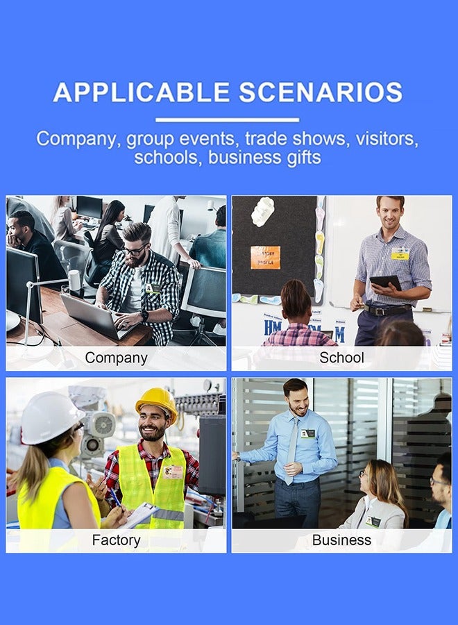 كيلا شفاف للماء حامل بطاقة الهوية شارة حامل بطاقة العمل - Image 4