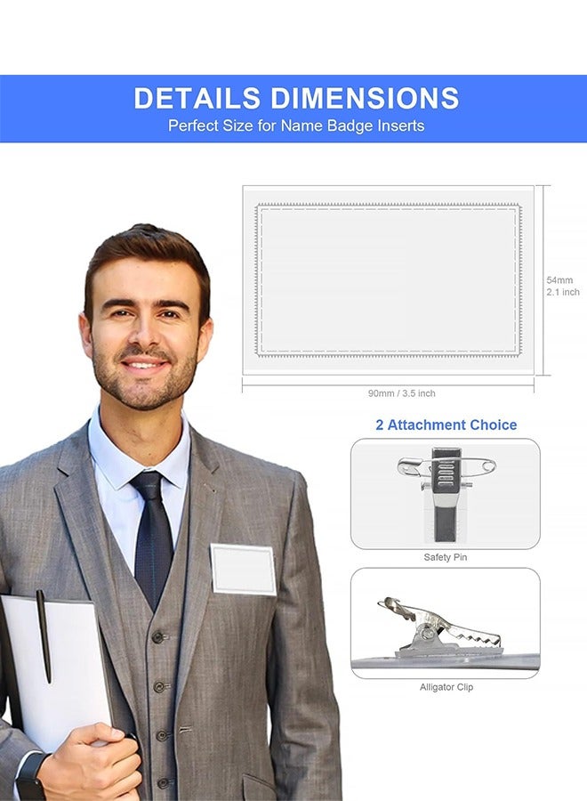 كيلا شفاف للماء حامل بطاقة الهوية شارة حامل بطاقة العمل - Image 5