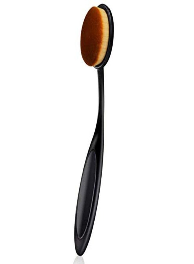 DNHCLL 2 PCS Professional Oval Loose Powder Toothbrush Foundation Makeup Brushes for Blending Liquid, Cream or Flawless Powder Cosmetics - Image 2
