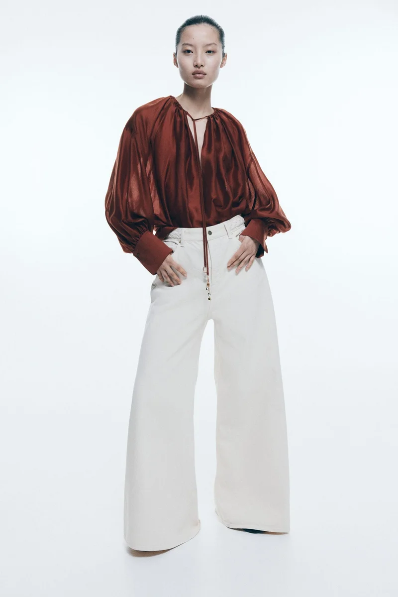 H&M Lyocell-blend blouse