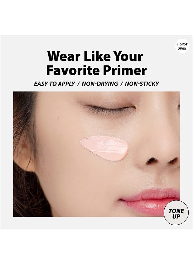 A'Pieu Pure Block Tone Up Sunscreen Base SPF50+/PA+++ 50ml | Tone-Up Reef Safe Korean Sunscreen for Makeup Base - Image 4