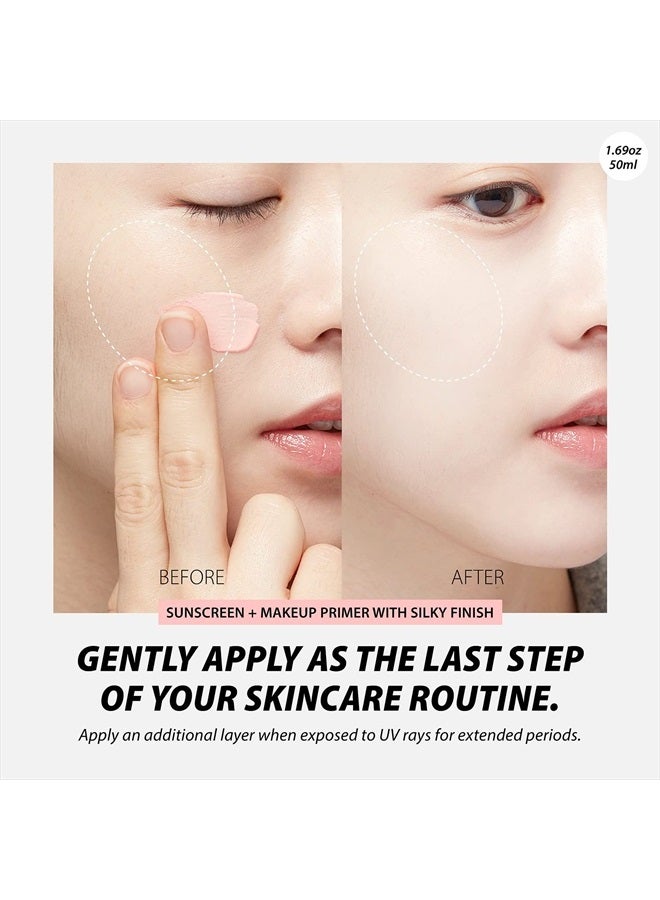 A'Pieu Pure Block Tone Up Sunscreen Base SPF50+/PA+++ 50ml | Tone-Up Reef Safe Korean Sunscreen for Makeup Base - Image 5