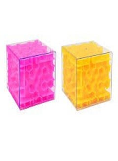 Generic rotate maze pink & yellow 