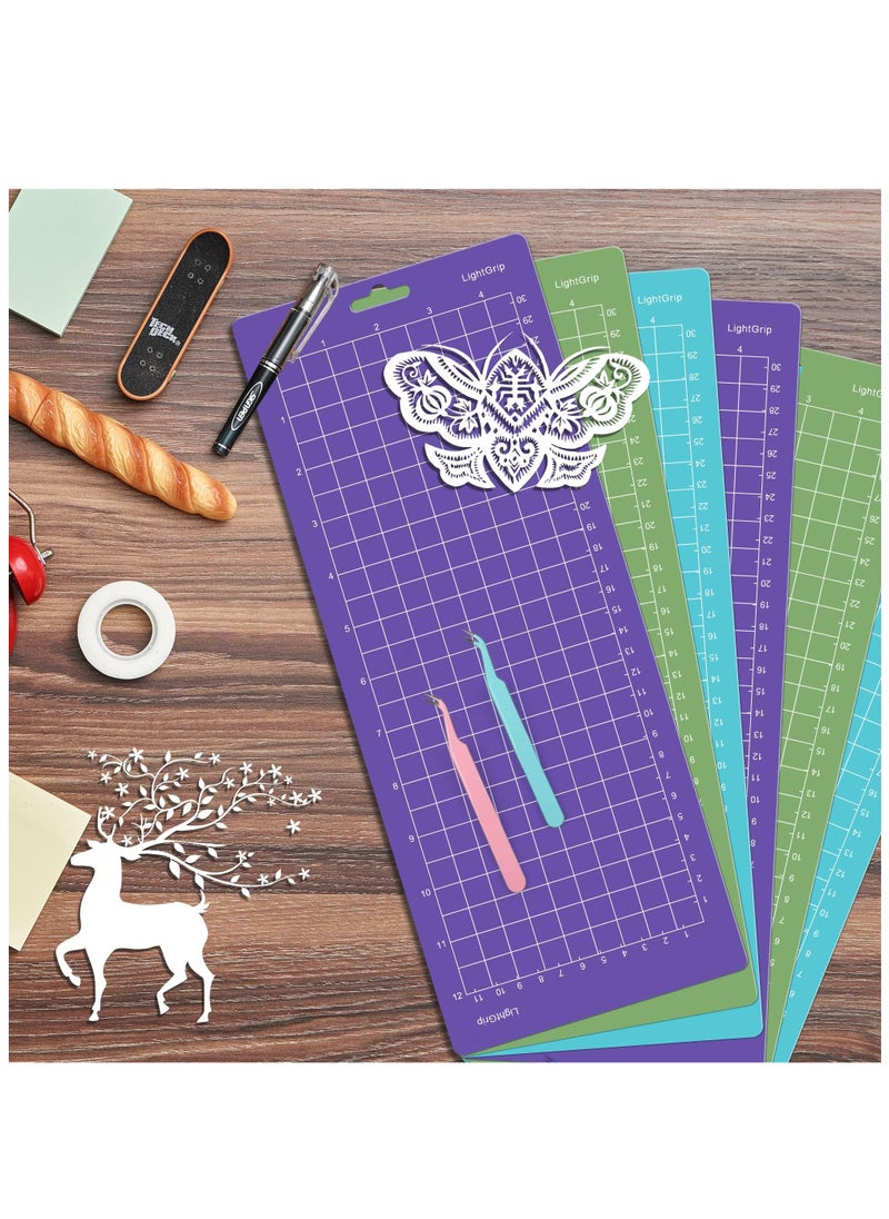 SYOSI - Variety Pack Cutting Mats for Cricut Joy, (4.5” X12” 4.5”X6.5”) 6PCS Adhesive Mats Custom Grip Cutting Mats Mixed Grip Cutting Mat Bundle Adhesive Crafting Mats for Cricut Joy Accessories - Image 1