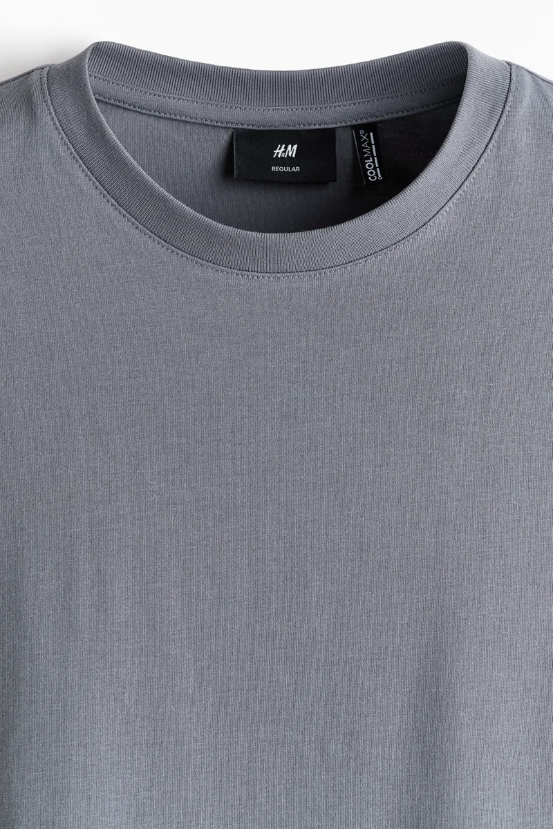 H&M  Regular Fit COOLMAX® T-shirt for Men | Best Price UAE