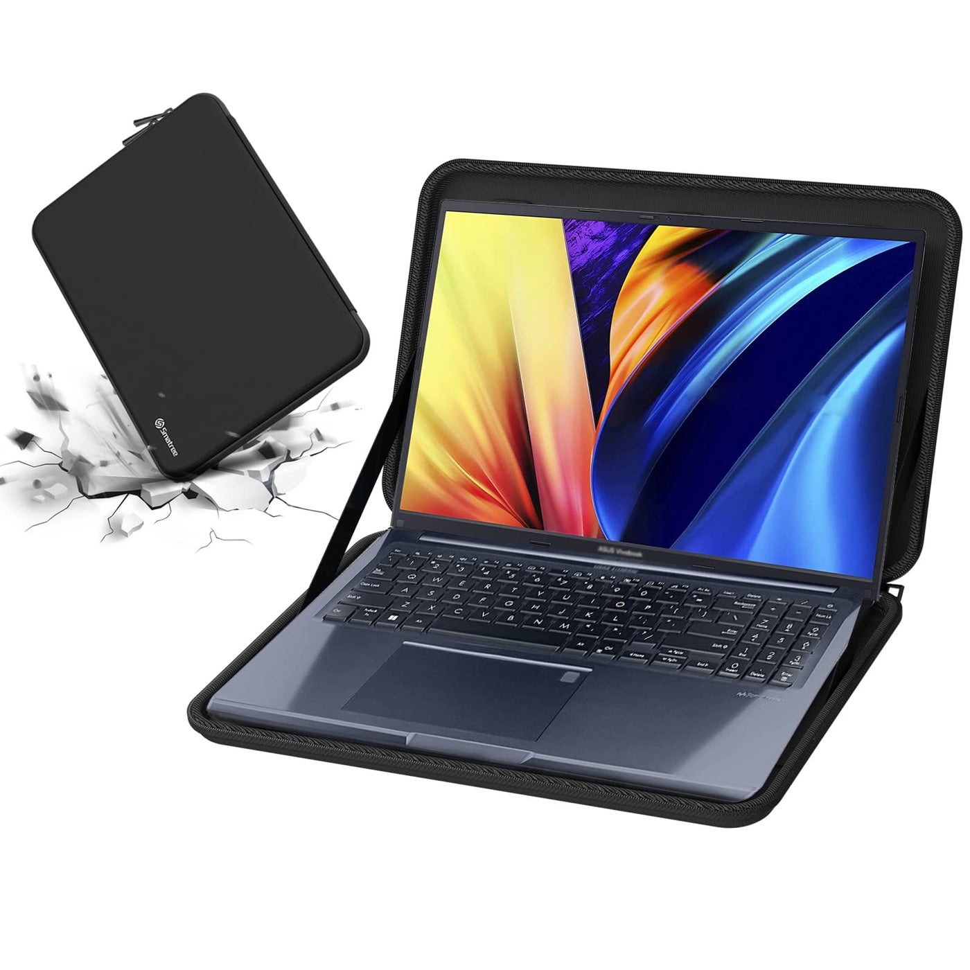 Smatree Hard Shell Case for 16 inch ASUS ROG Strix Scar 16 2025 G635/2024 Gaming Laptop, for 16inch ASUS ROG Strix G16 2025/2024 G614, for 16 inch ASUS VivoBook 16X/Pro 16X, 16inch ASUS Laptop Sleeve