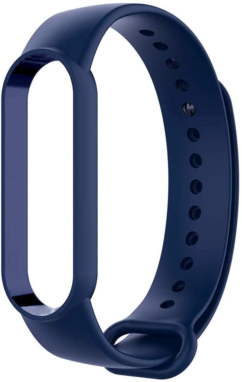 INEFABLE Mi SmartWatch 5 and 6 Watch Strap Original Watch Strap M5/M6 - Pack of 1 - Navy Blue - (Device Not Included - Not Compatible with Mi Band M1/M2/M3/M4) - Image 1