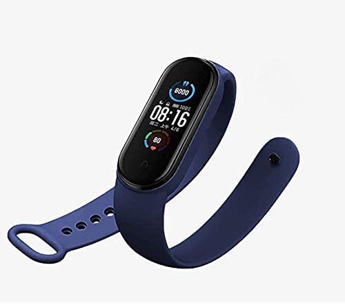 INEFABLE Mi SmartWatch 5 and 6 Watch Strap Original Watch Strap M5/M6 - Pack of 1 - Navy Blue - (Device Not Included - Not Compatible with Mi Band M1/M2/M3/M4) - Image 3