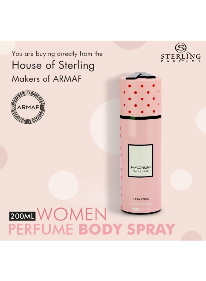 Armaf MAGNUM PERFUM SPRAY 200ML MAGNUM CARNATION - Image 1