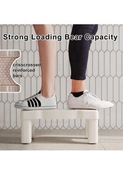 Excefore Toilet Stool, Stool for Bathroom, Kids Elevated Toilet Stool for Comfortable Bathroom Experience, Bathroom Footstool, Toilet Step Stool,Non-Slip Toilet Assistance Step Stool for All Ages 7 Inch  - Image 2