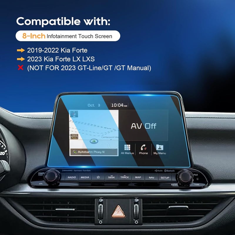 LFOTPP Tempered Glass Screen Protector for Kia Forte - Image 3