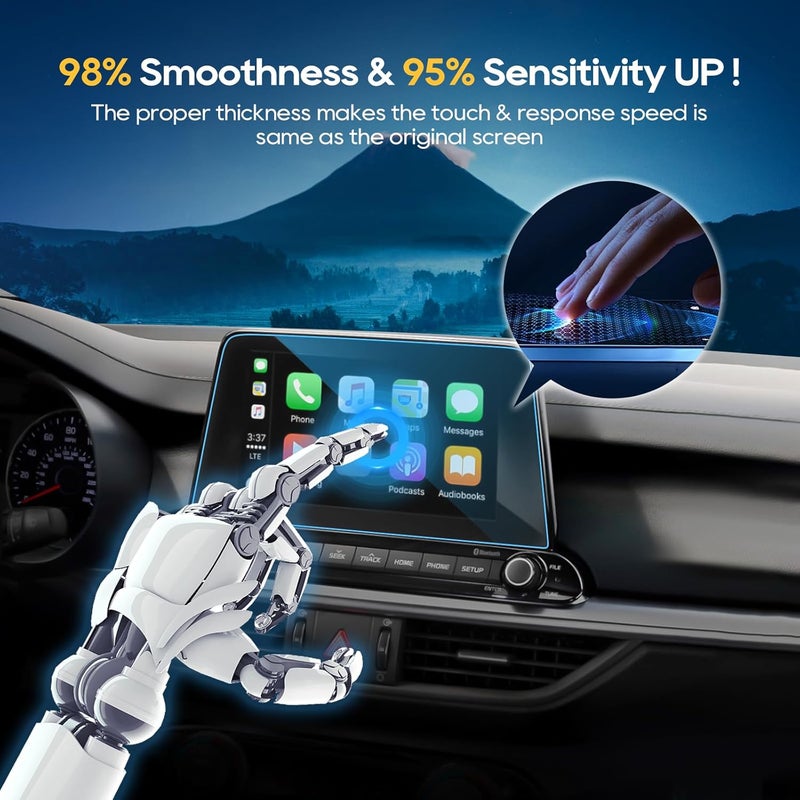 LFOTPP Tempered Glass Screen Protector for Kia Forte - Image 5