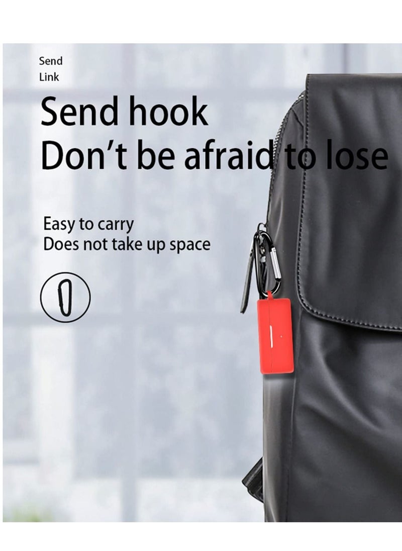 Suitable For OnePlus Buds N Earphone Cover Shell Shockproof for Oneplus Nord Buds Protect Sleeve Dustproof Case With Hook Red