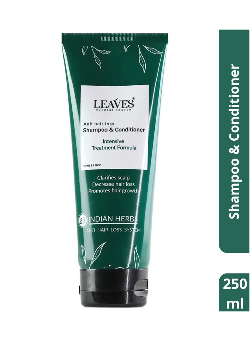 LEAVES Anti Hair Loss Shampoo & Conditioner - 250 ml - Image 1
