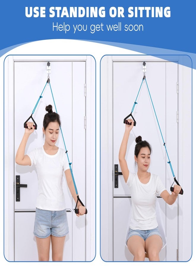 Fanwer Shoulder Pulley for Physical Therapy - Shoulder Exercise Pulley With Fixed Metal Bracket - Shoulder Pulley Over the Door - Pulleys for Shoulder Rehab -- Exercise Pulleys for Shoulders Doorway Arm Pulleys for Shoulder Injury - Image 5