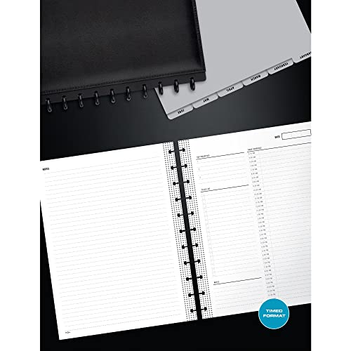 TUL® Discbound Undated Daily Refill Pages, 8-1/2" x 11", Undated, 50 Sheets - Image 2