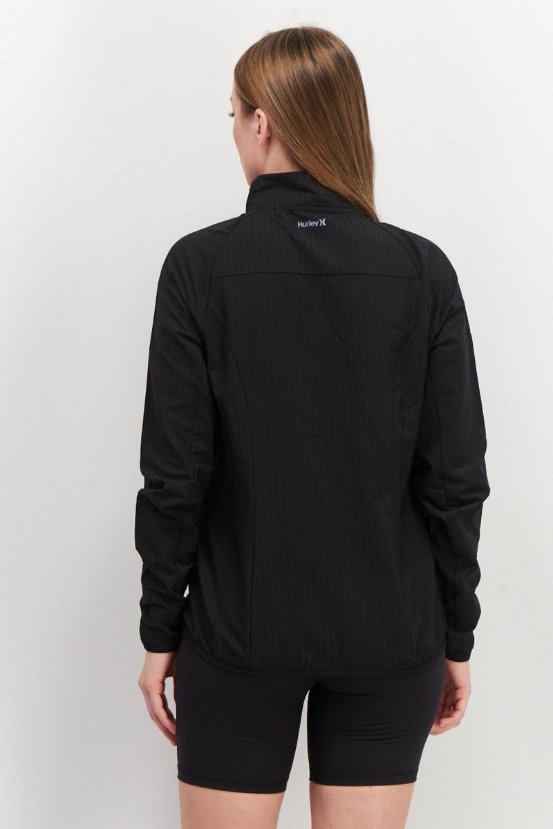 Hurley Women Sportswear Fit Training Jacket, Black - Image 4