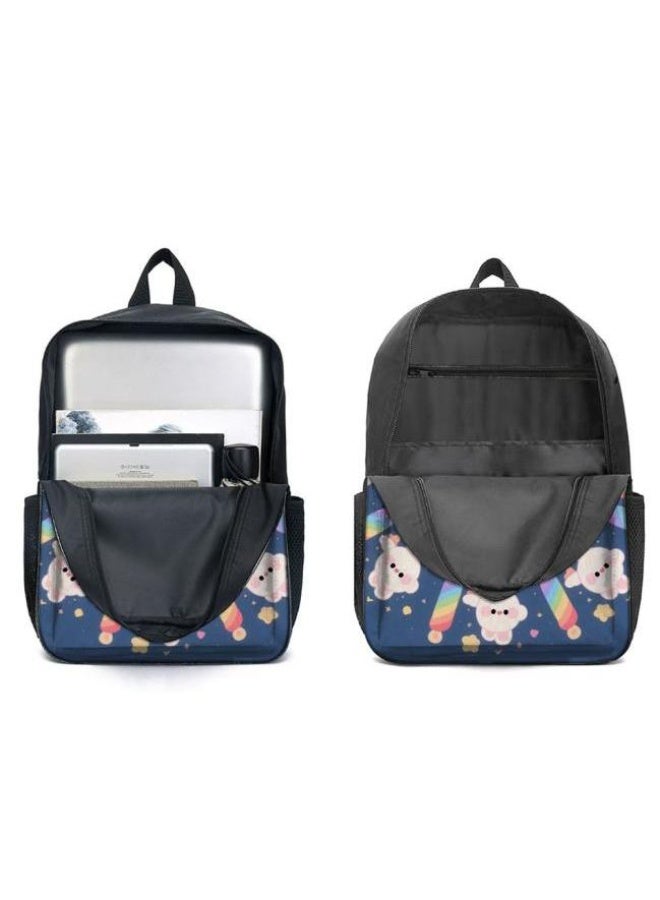 واضح من النار مجموعة من ثلاث قطع من حقائب الرسوم المتحركة، تتعامل بسهولة مع المناسبات المختلفة (الطلاب والأطفال ونزهات الأصدقاء وتسلق الجبال والدراسة وما إلى ذلك) | حقيبة ظهر + حقيبة محمولة باليد + حقيبة قرطاسية | هدايا الموسم المدرسي / العطلات - 61 - Image 4