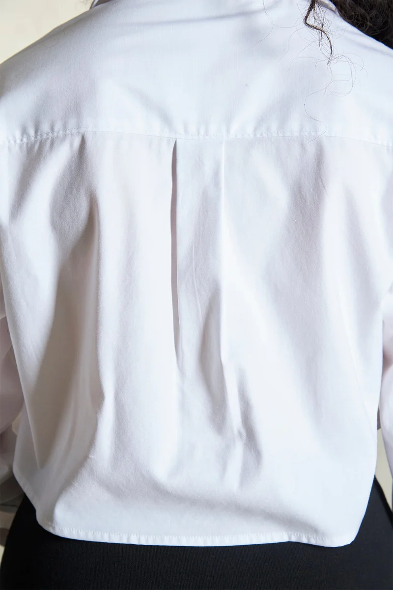فيرجيو Cotton Crop Daywear Shirts With Cargo Pockets for Women