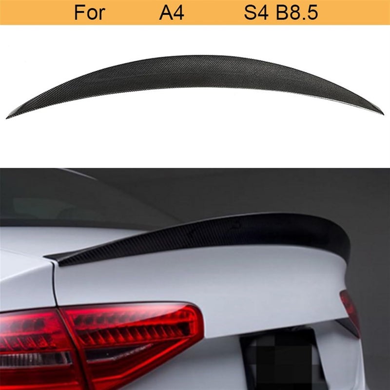 DEMULAX Carbon Fiber Rear Trunk Spoiler for S4 B8.5 2013-2016 - Image 4