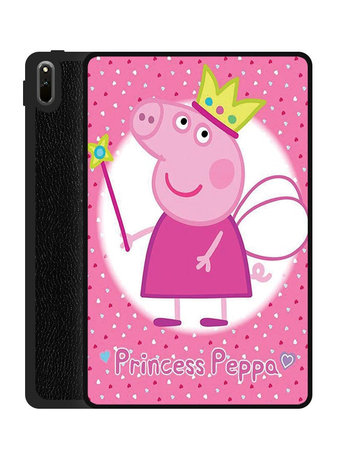 Theodor Protective Flip Case Cover For Huawei MatePad 11 2021 Princess Peppa - Image 1