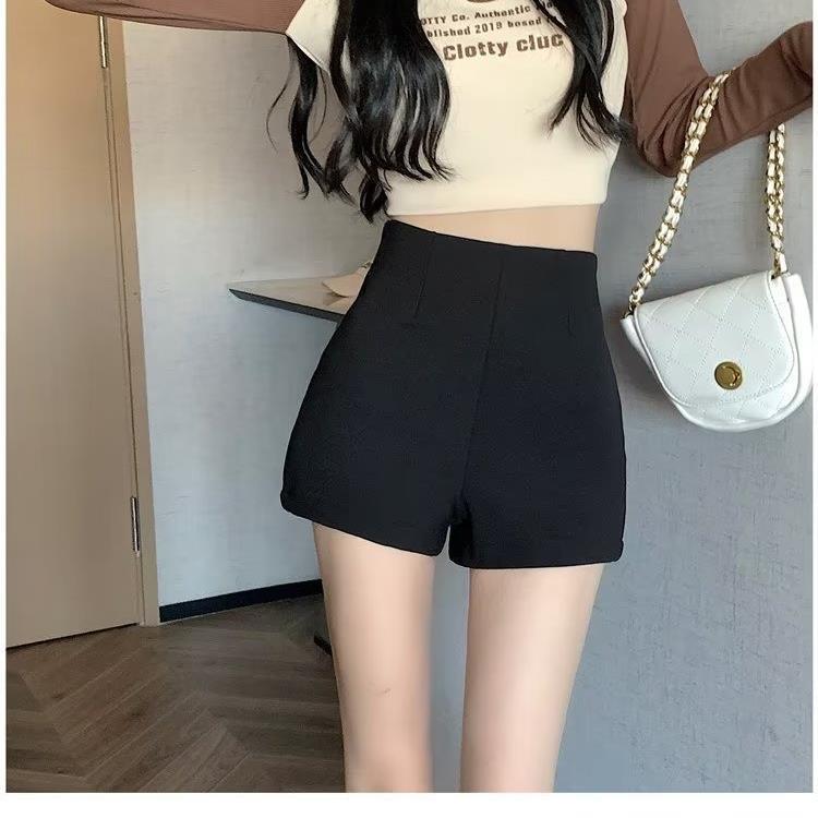 Royal Sister Style Korean Style Spice Girl Casual Pants Hip Summer High A- Line Skirt Super Shorts Skirt Women'S Waist Bag Half-Length - Image 5