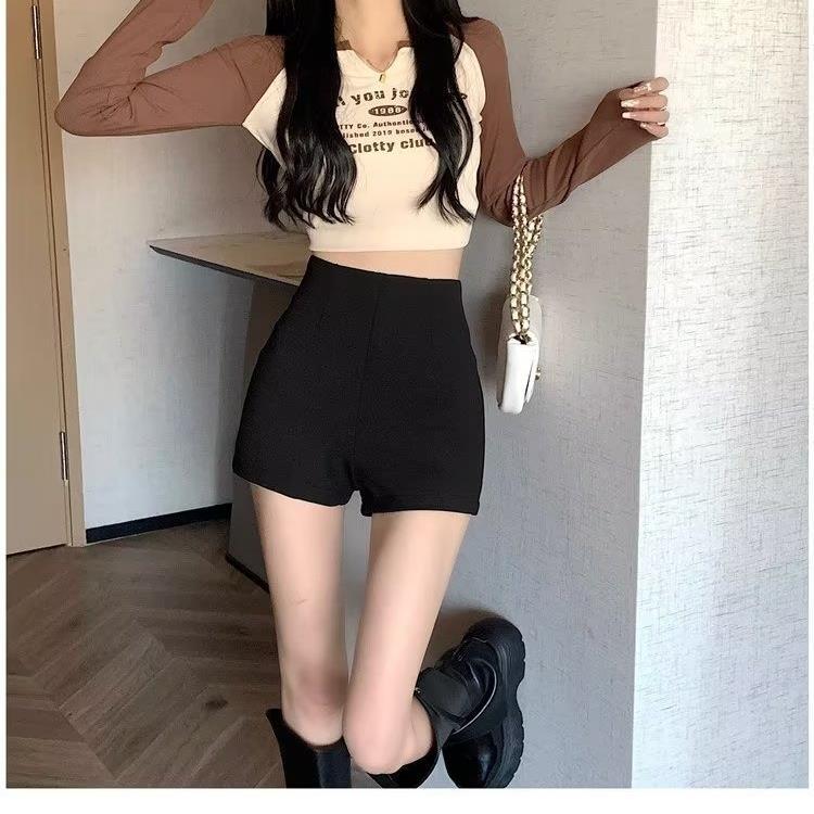 Royal Sister Style Korean Style Spice Girl Casual Pants Hip Summer High A- Line Skirt Super Shorts Skirt Women'S Waist Bag Half-Length - Image 3
