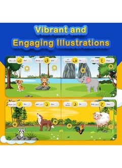 Kiddale Kiddale Arabic Alphabet and Arabic Letters Sounds for Arabic Language Learning with Animal Sounds| Alif Baa Taa Book for 1+ Year Old |Learning & Education for 1-3 Years Old|  - Image 3