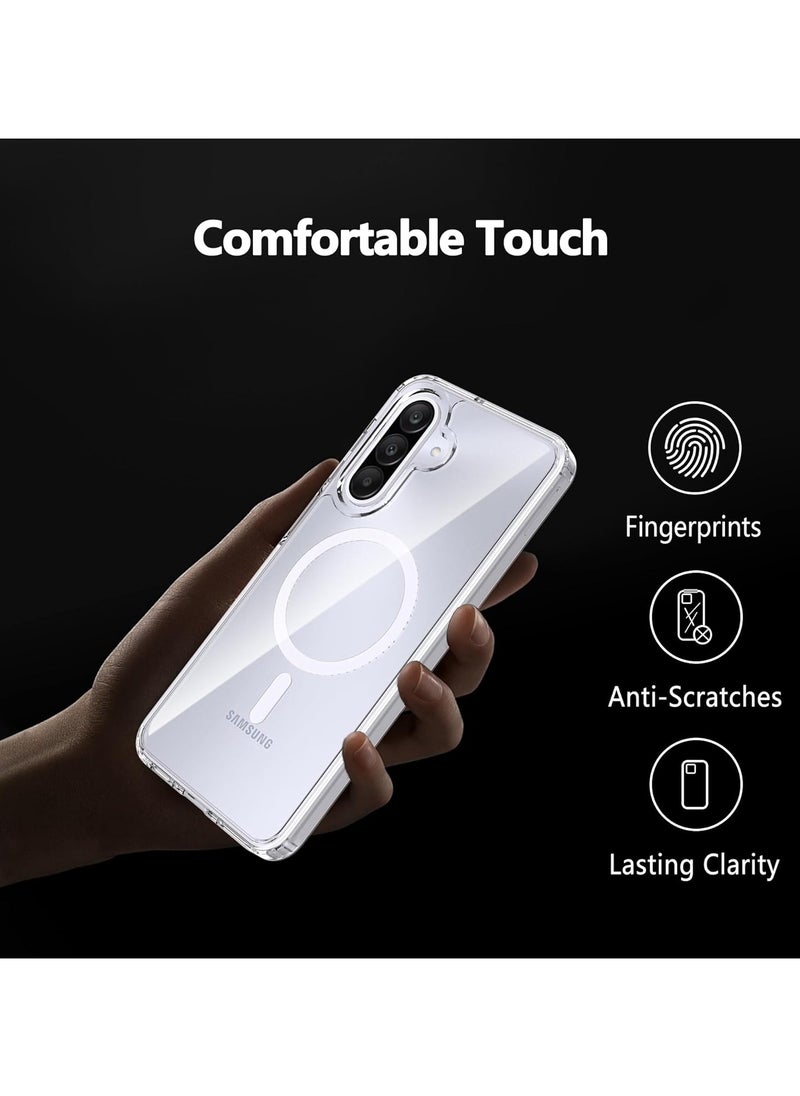 Generic - Case for Samsung Galaxy A36 / Galaxy A56 Magnetic Hybrid Clear Case Compatible with Samsung Galaxy A56 / Galaxy A36 Compatible with MagSafe, PC with TPU Hybrid Technology for Galaxy A56 / A36 - Image 1