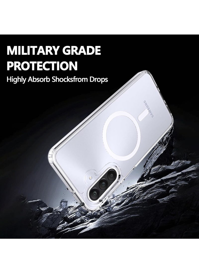 Generic - Case for Samsung Galaxy A36 / Galaxy A56 Magnetic Hybrid Clear Case Compatible with Samsung Galaxy A56 / Galaxy A36 Compatible with MagSafe, PC with TPU Hybrid Technology for Galaxy A56 / A36 - Image 1