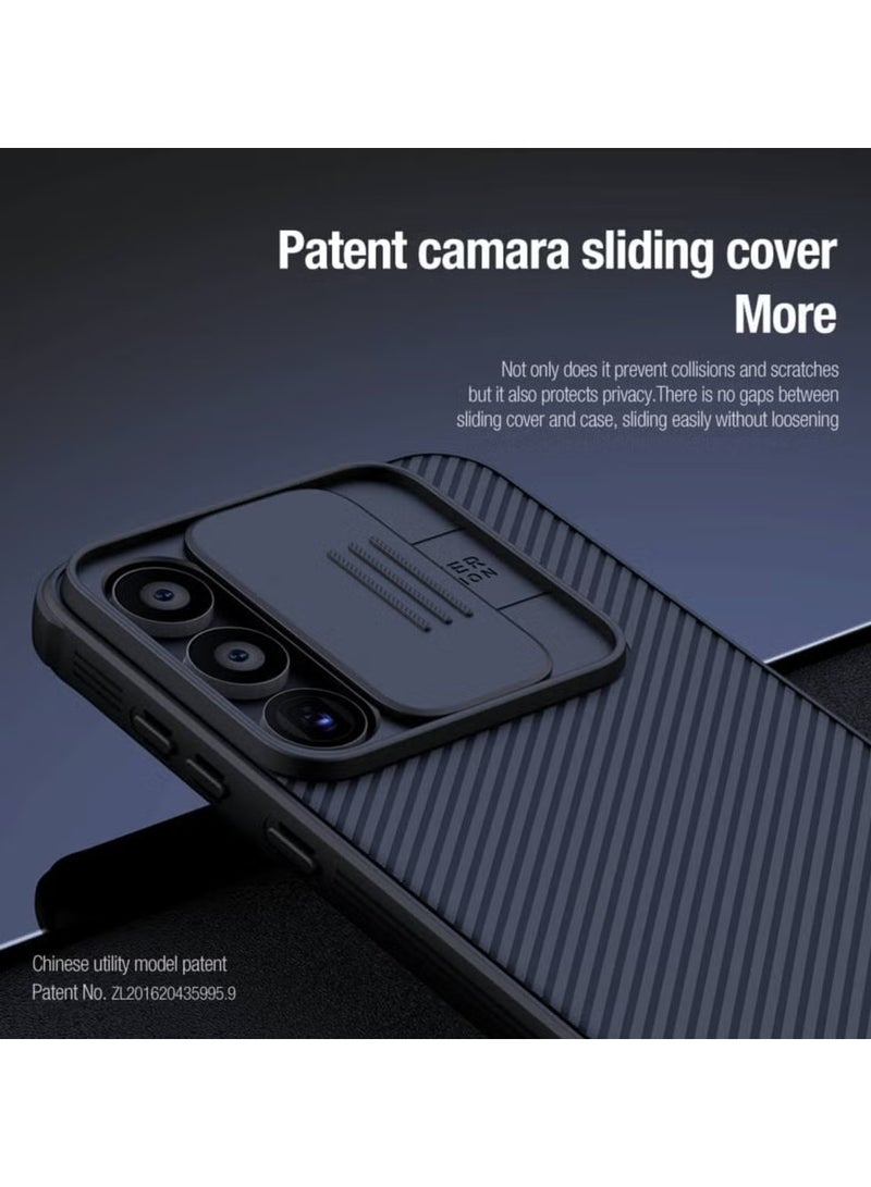 Nillkin Case for Samsung A55 nillkin CamShield case Protective Cover with Camera Protector Hard PC Ultra Thin Anti-Scratch Phone Case For Samsung A55- Black - Image 3