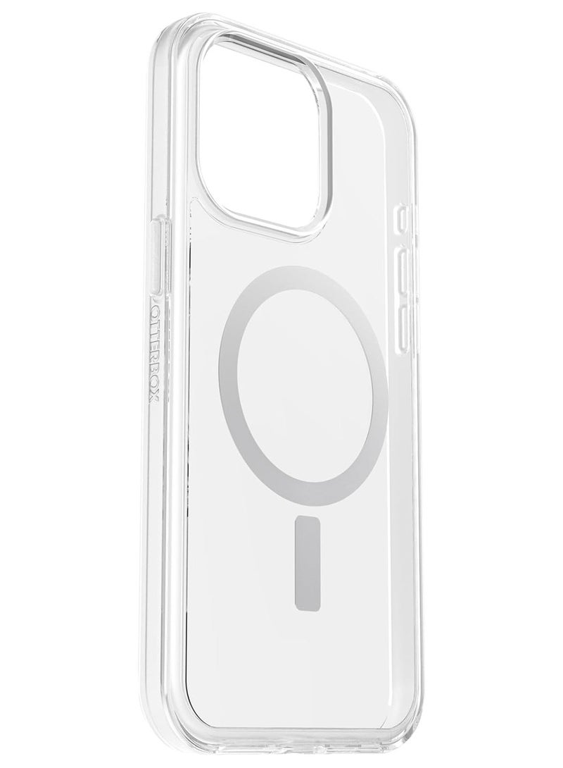 Crystal Clear Case Cover for iPhone 15 Pro Max Hard Back Panel Protective Case Compatible with MagSafe (Clear)  - Image 3