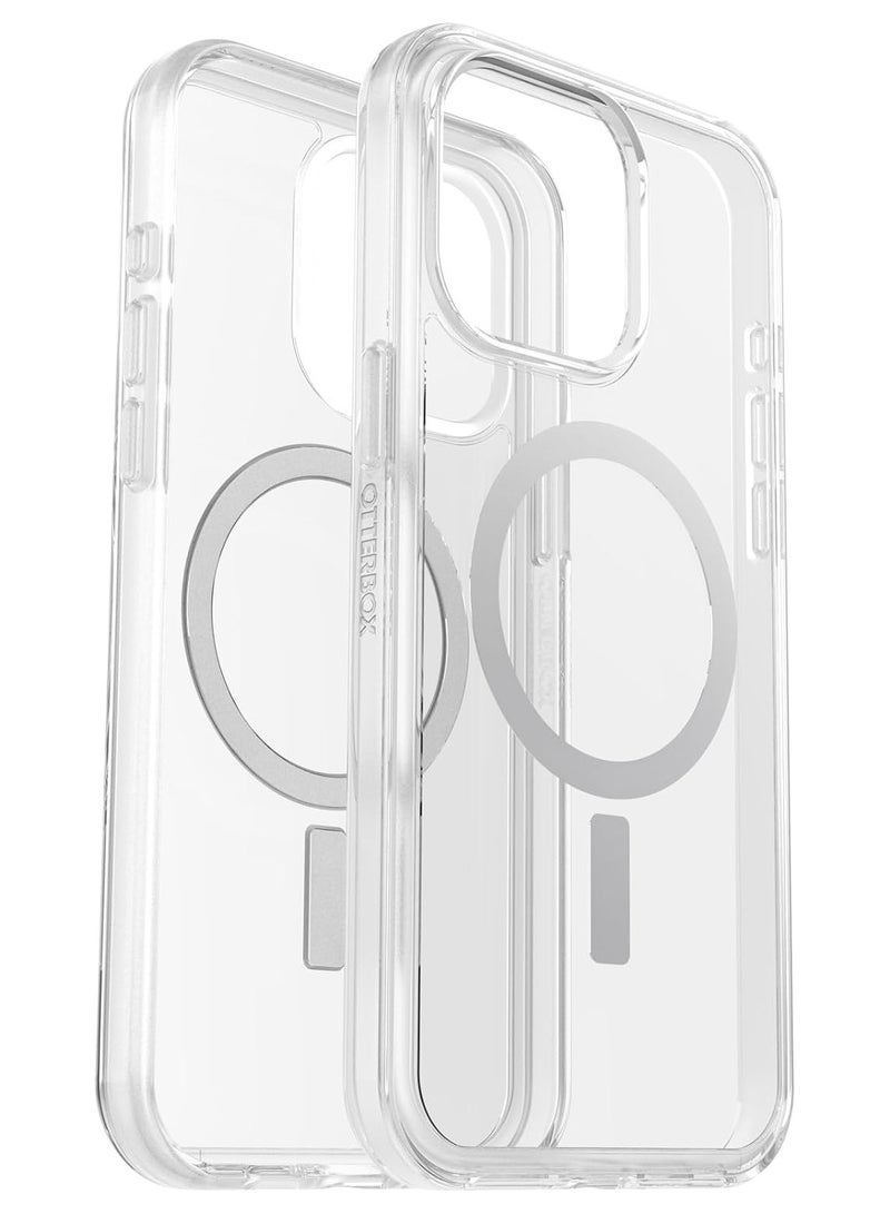 Crystal Clear Case Cover for iPhone 15 Pro Max Hard Back Panel Protective Case Compatible with MagSafe (Clear)  - Image 4
