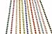 KAOYOO 12 Yards Crystal Rhinestone Chain Trim Mixed for DIYSewingCraftsDecoration1 Yard for Each ColorSS0620mm008 - Image 2
