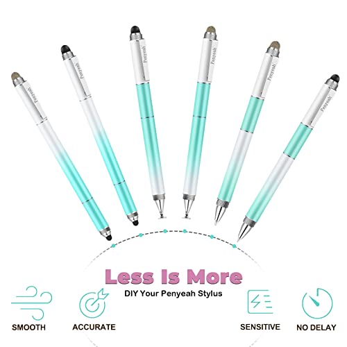 Penyeah Capacitive Stylus Pen (4 in 1),Universal Touch Screens Stylus Pen for iPad/Pro/iPhone/Android Phone/Samsung/Fire/Tablets and All Capacitive Touch Screens-Dream Blue - Image 4