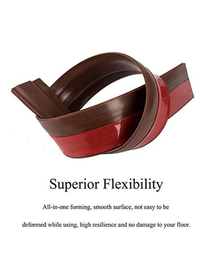 Under Door Sweep Weather Stripping Brown 91 x 5cm - Image 2