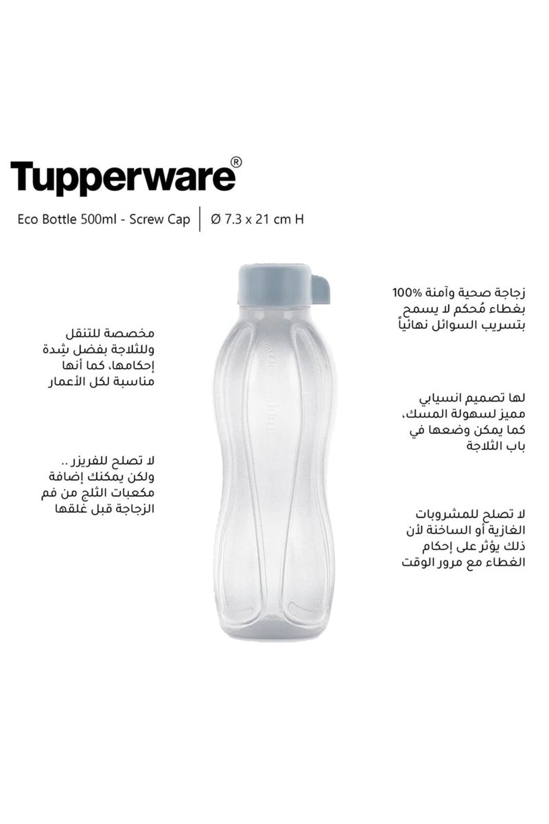 Tupperware Tupperware Bottle 500ml  silver - Image 2