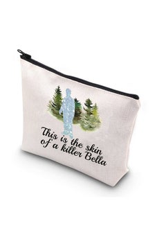 WCGXKO Movie Show Inspired Gift This Is The Skin Of A Killer Bella Zipper Pouch Makeup Bag for Fans (This is the skin)  - Image 1