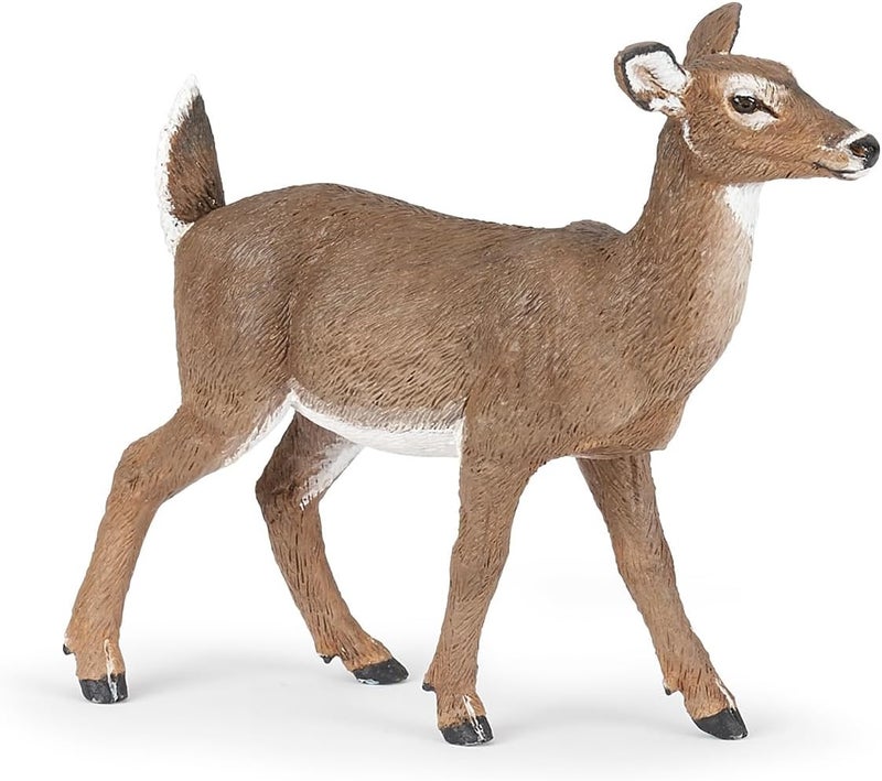 Papo handpainted  figurine Wild animal kingdom  WhiteTailed Doe 50218 Collectible  For Children  Suitable for Boys and Girls From 3 years old - Image 1
