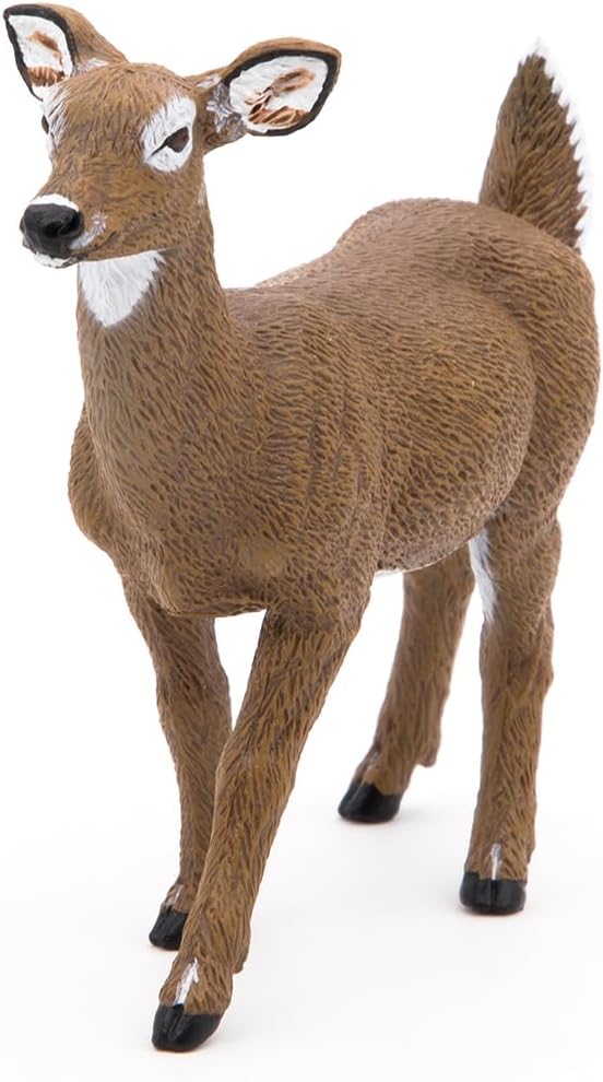 Papo handpainted  figurine Wild animal kingdom  WhiteTailed Doe 50218 Collectible  For Children  Suitable for Boys and Girls From 3 years old - Image 4