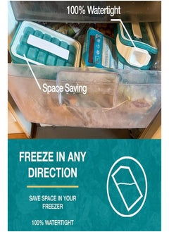 sokany 18 Ice Cubesthe Most Sanitary Ice Tray for Freezer Ice Cube Maker Makes ,Disassemble This Silicone Ice Cube Tray with Lid for Easy Cleaning (Green)  - Image 2